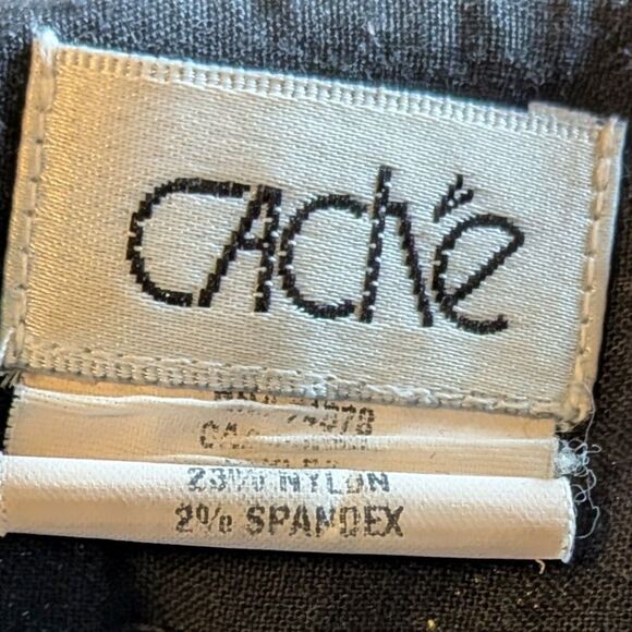 Vintage 90s Y2K Cache Low Rise Trousers Cropped Whimsigoth Corpcore Office 0 - Picture 8 of 10